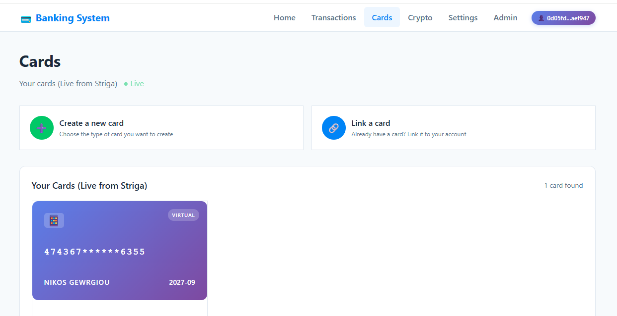 Light Banking System App cover